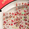 Estilo Caliente Nuevo Año 2025 Pegatinas para Uñas con Relieve Tridimensional Rico León Despertando Dios de la Riqueza Uñas Decoración Linda