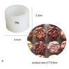 Dia dos Namorados Flor Aromaterapia Vela Silicone Molde Pétala Resina Pedras Decoração Casa Decoração Arte