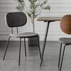 Silla de Comedor Nórdica Moderna Simple de Madera Maciza Lujo Ligero Popular en Internet Hogar Apartamento Pequeño Restaurante Diseñador Respaldo Silla de Estudio