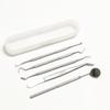 Espejo bucal de acero inoxidable instrumento bucal dental herramienta dental sonda removedor de sarro dental cálculo endoscopio en stock