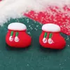 Serie Navideña Adornos para Uñas Papá Noel Muñeco de Nieve Reno Árbol de Navidad Caja de Regalo Armadura para Árbol Funda para Teléfono Móvil Adornos