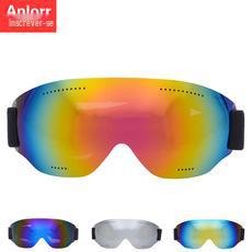 Óculos de esqui de camada única para comércio eletrônico transfronteiriço óculos de proteção para motocicleta óculos de neve à prova de vento óculos de esqui para adultos e mulheres