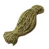 Venta directa de fábrica hilo de cera de hoja verde decoración DIY color ratán cuerda de cáñamo de hoja cuerda de cáñamo de hoja verde manual para jardín de infantes