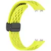 Aplicável para Huawei Band 10 Fivela Magnética Dobrável Pulseira de Silicone Tipo Respirável com Furos band9/8 Pulseira com Fivela Magnética