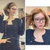 Estilo Ins Versión Coreana Nuevo Marco de Gafas Liso Artístico Lentes Lisos Anti-Luz Azul para Estudiantes con Lentes Graduados