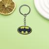 Llavero creativo de series de Marvel temu moda llavero para llaves de coche llavero para bolso PVC goma blanda decoración DIY