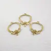 Pendientes de corona de cobre fundido de 18 mm, accesorios de joyería creativos sencillos para hacer tú mismo, accesorios para el cabello antiguos