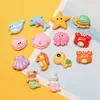 2026 Nuevo Modelo Animales Marinos Resina Cangrejo Estrella de Mar Accesorios Broche para el Cabello DIY Hebilla para Zueco