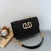 Bolsa de Mão Retrô Simples, Bolsa Quadrada Pequena da Moda para Mulheres, Textura de Alta Qualidade, Moda de Nicho, Bolsa Transversal Casual