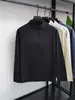 Moletom com Gola Alta e Meio Zíper, Manga Longa Versátil Camada Base Masculina para Roupa Externa, Caimento Solto Esportivo Casual Gola Alta Cor Sólida Dropshipping
