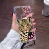 Funda de teléfono más vendida en Norteamérica, funda protectora transparente magnética con estampado de leopardo para iPhone 16, para Apple 17 Pro Max
