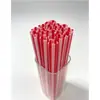 Pajitas desechables con forma de corazón, color rosa, diseño creativo, tubo recto, hechas de material PP de grado alimenticio, adecuadas para té de burbujas, jugos, fiestas y banquetes de boda