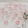 Estéreo Simulado Gradiente de Dos Colores Hoja de Loto Hoja Acrílica DIY Pendientes Hechos a Mano Material para Tocado Venta al por Mayor