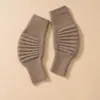 Al por mayor transfronterizo Otoño e Invierno Nuevas Rodilleras Tejidas 100% Cachemira Pura para Hombres y Mujeres, Leggings y Rodilleras Gruesos y Cálidos