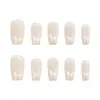 Champagne Lunar Borda Dourada Olho de Gato Alta Qualidade Elegante Estilo Girly Estilo Irmã Real Manicure Estilo Curto 30-t Manicure Vestível