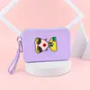 Bolsa de Celular de Silicone Cartoon 3D Fofa Bolsa de Armazenamento Portátil com Zíper para Moedas Personalizada Atacado pelo Fabricante