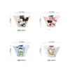 Serie Mickey de Disney Tazón Cónico Alto Color Bajo Esmalte Vajilla Tazón para Arroz Cerámica Regalo para Uso Doméstico Regalo de Cumpleaños