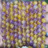 Xicui Piedra Natural de Alta Calidad Calcedonia Cuentas Redondas Pulsera DIY Accesorios de Joyería de Goma Componentes Semiacabados al por Mayor