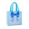 Bolsa de Tote de Tela No Tejida en Stock con Diseño de Dibujos Animados para Niños, Acabado de Alta Gama Inspirado Originalmente en la Dopamina, Bolsa de Regalo de Navidad para Jardín de Infancia