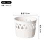 Cesta de Flores de Ratán de Imitación, Planta Artificial, Contenedor de Arreglo de Flores Falsas, Cesta de Flores Decorativa para Escritorio en Casa, Cesta de Flores Artificiales