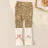 2026 Leggings de Algodón Siete Colores con Volantes para Niñas, Cubrecalcetines, Ropa Interior para Niños, Oso de Peluche, Ropa Exterior para Bebé