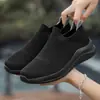 Sapatos Femininos Outono Novo Estilo Par Calçados Meia Malha Mesh Tendência Moda Casual Esportivos Tênis de Corrida Feminino