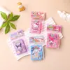 Livro de Adesivos Doudou Desenho Animado Infantil Fofo Vestir Colorir Conjunto de Adesivos Narizinho para Meninas Adesivos Decorativos