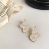Pendientes Irregulares Elegantes con Goteo de Aceite Estilo Mori Transfronterizos Pendientes de Hoja de Arce Florales de Lujo Ligero Gama Alta Pendientes de Hojas de Colores