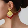 Venta Directa de Fábrica Transfronterizos Ecológicos Pendientes de Estilo Étnico Bohemio Europeo y Americano con Cadenas para Orejas y Colgantes, Modernos Accesorios para Orejas de Estilo Étnico Exótico