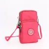 Bolsa diagonal para teléfono móvil al por mayor Nueva Bolsa pequeña para mujer Bolsa de tela para teléfono móvil bolsa vertical para cuello brazo muñeca monedero