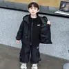 Conjunto de Chaqueta 3 en 1 para Niños Primavera, Otoño, Invierno 2026 Modelo Nuevo Abrigo Cálido con Capucha para Niños Ropa de Exterior a Prueba de Viento