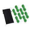 Novo Produto Transfronteiriço Conjunto de Corda para Barraca de Camping 4mm Corda Refletiva, com Fivela de Corda Estilo Camping Saco de Armazenamento Conjunto de 8 Cordas