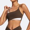Ropa de Yoga Ecológica Nueva para Mujer, Sujetador Deportivo de Tirantes Finos, Alta Elasticidad, Suave, Espalda Bonita, Chaleco de Yoga para Entrenamiento Físico