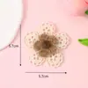 Joyería de Tela de Encaje Hecha a Mano Coreana, Accesorios DIY con Forma de Flor y Lazo, Accesorios para el Cabello, Accesorios de Decoración para Zapatos y Ropa
