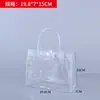 Fabricante Dingzhi Bolsas Transparentes Portátiles de PVC para Empaque Pueden Ser Impresas con Logo Bolsas de Regalo al por Mayor con Bolsas de Plástico