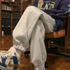 Pantalones Joggers para Hombres y Adolescentes, Marca de Moda Otoño/Invierno Pantalones de Chándal Grises, Peso Pesado Cálidos Engrosados de Moda Versátiles Casuales