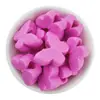 20*27mm Acrílico Color Sólido Mariposa Cuentas de Agujero Grande Materiales Hechos a Mano Cuentas de Agujero Vertical Cuentas Sueltas Accesorios para Joyería DIY