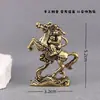 Mono de latón macizo "Asciende instantáneamente al rango de Marqués", artículo vintage retro, decoración del hogar, mascota de té, artesanía de escritorio, pequeño adorno