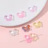Vidrio Color Transparente Mariposa Hecho a Mano Estilo Antiguo Paso Sacudir Cabeza Accesorios para el Cabello Hecho a Mano DIY Materiales para Pasadores Accesorios