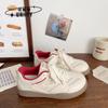 Zapatos de entrenamiento alemanes rosas de doble malla para mujer, feos, bonitos, de verano, nuevos y elegantes, de estilo coreano, transpirables, deportivos, Forrest Gump, blancos.