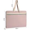 Bolsa de arquivo de tecido A4 Bolsa de órgão de tecido Pasta multicamadas Bolsa de zíper de estudante Bolsa de órgão