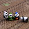 Tesouro Nacional Panda Panda Vermelho Boneca Musgo Micro Paisagem Ornamentos Planta Carnuda Decoração Acessórios Jóias