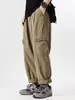 Pantalones Cargo de Moda de Verano para Hombre Estilo Japonés para Exteriores y Senderismo con Bolsillos, Diseño Retro Casual Versátiles de Pierna Recta