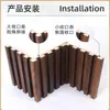 Panel de Rejilla de Madera Maciza para Toda la Casa Pared de Fondo Pintura Libre Protección Ambiental Panel Gran Muralla Rejilla de Madera Original Panel Decorativo Interior