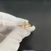 Anillo de Lujo Ligero de Moda Coreana Tendencia en Tiktok con Microincrustaciones de Diamante y Madreperla para Mujer con Acabado de Alta Gama Que No Se Desvanece