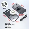 Fabricante de Polia Móvel para Porta de Correr Leve Fornecimento Direto Polia Roda Leve para Porta de Correr Porta de Madeira Maciça Armário Porta de Correr Polia