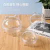 Lanzamiento de Nuevo Producto Hámster Oso Dorado Baño Mascota Transparente Chinchilla Dinosaurio Baño Arena para Baño Antisalpicaduras Baño Baño