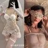 Con Almohadilla en el Pecho Aro de Acero Reúne Encaje Malla Transparente Ropa Interior Sexi para Cosplay Vestido de Novia Vestido de Boda Bata de Dormir Uniforme de Tentación