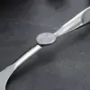 Espátula de Acero Inoxidable 201, Cuchara para Sopa, Colador Grande, Espátula de Cocina con Mango Brillante Hueco, Cuchara de Cocina para Cocinar, Colador Espátula