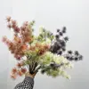 Estilo Nórdico Flor de Erizo de Mar de Aguja de Pino de 3 Puntas Estrella Apio Flor Artificial Decoración del Hogar Habitación Modelo Decoración Escena Fotografía de Boda